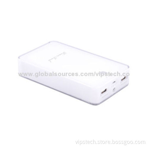 MP3 Player Charger, Triple Safety Protection, Transparent Crystal Design, High-efficiency TorchNew